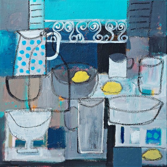 Still Life & 3 Lemons