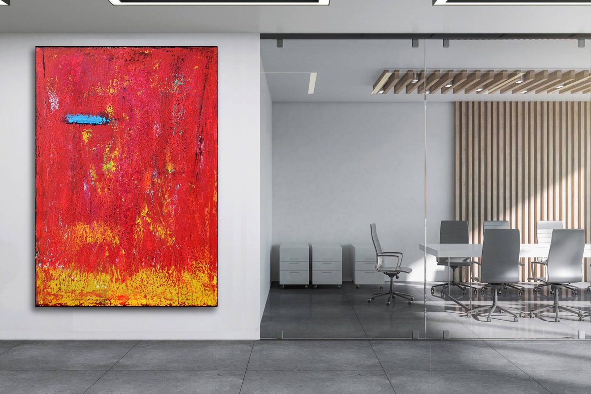 Extra large 200x140 abstract painting   Mozart by Veljko  Martinovic