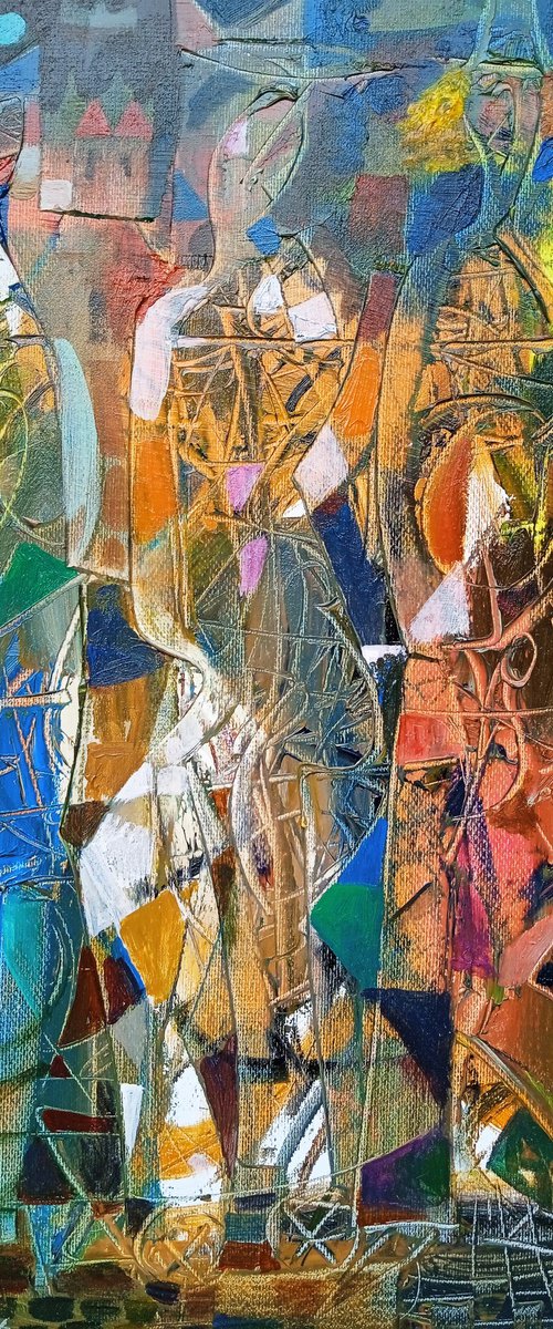 Three Figures by Seyran Gasparian