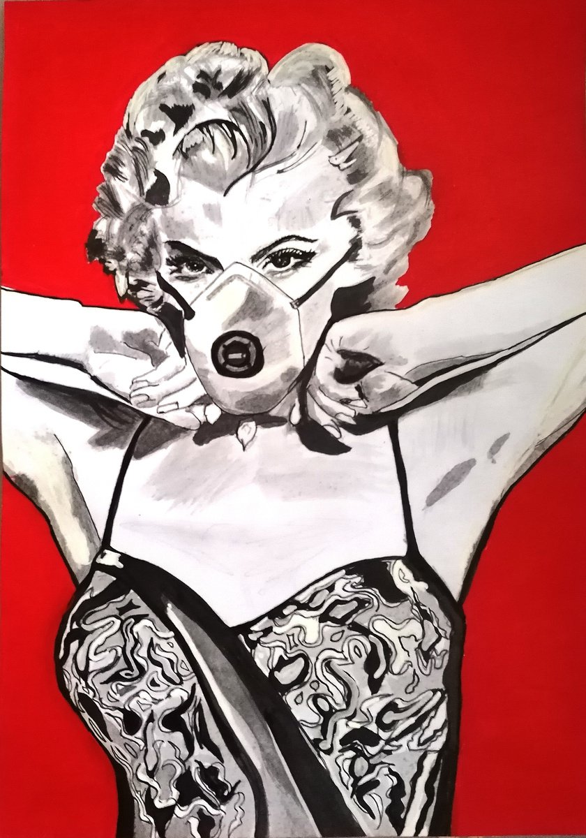 Marilyn Monroe in the 21st century by Sanja Jancic