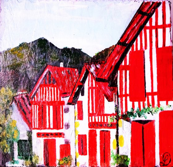 Maisons basques, ardoises