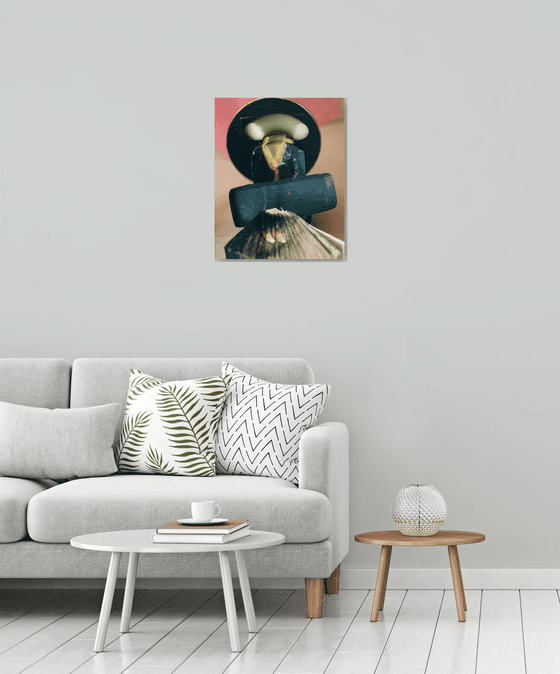 Portrait with two heads