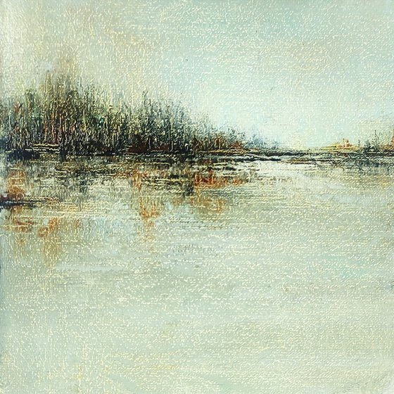 Etude landscape "Winter silence..."