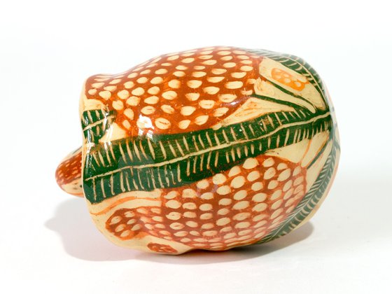 Ceramic sculpture Turtle  8.5 x 6 x 6 cm