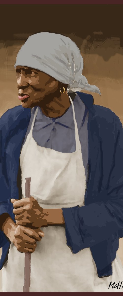 ARNOLD'S GRANDMA   27"x37" by Joe McHarg