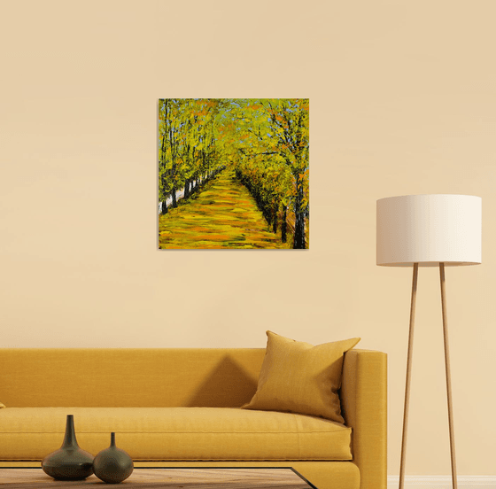 Yellow Prater in Vienna Austria