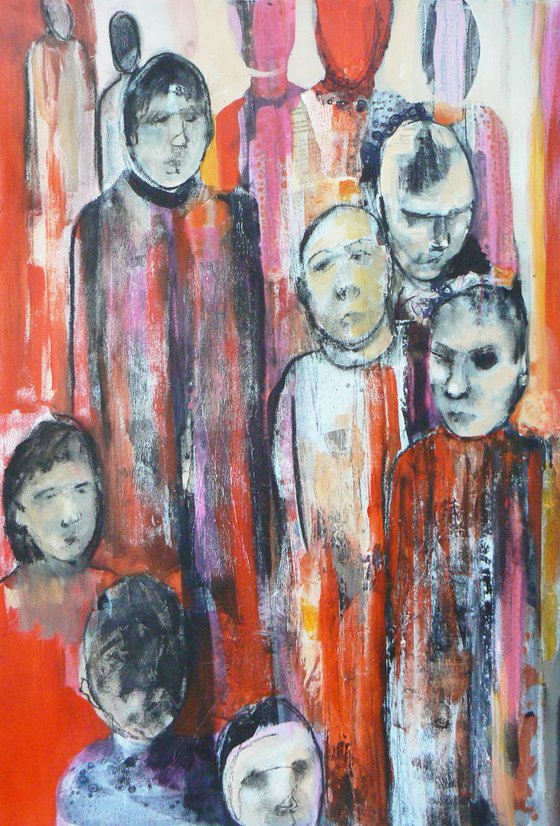 Study of a crowd #17