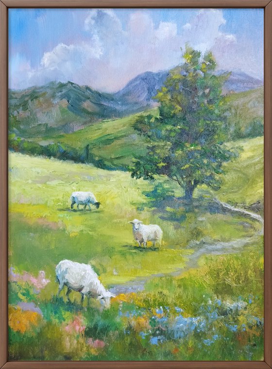 Three sheep