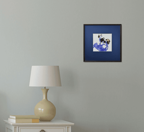French Bulldog Black White Dog