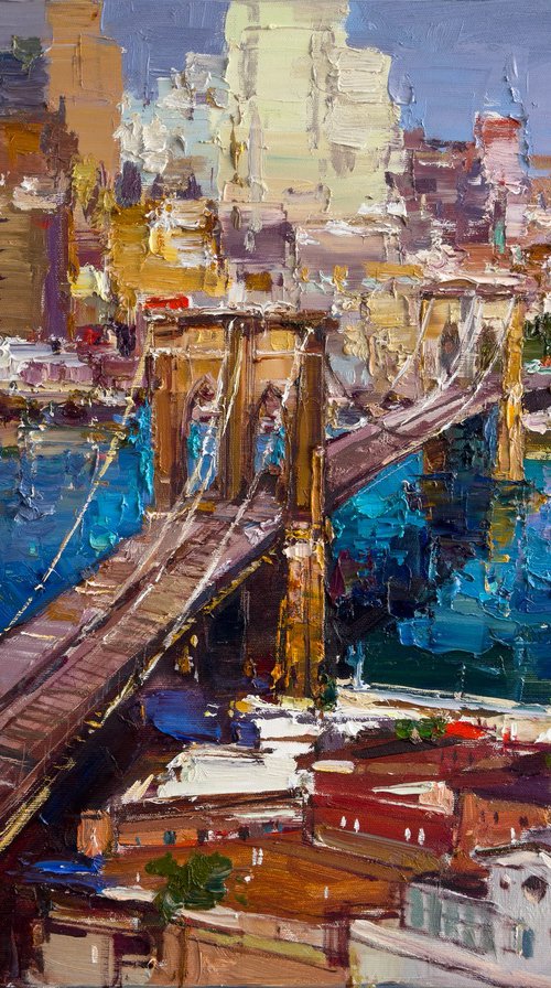 Brooklyn Bridge - New York City by Anastasiia Valiulina