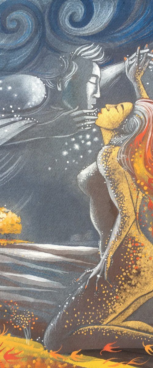 Winter Kissing Autumn by Phyllis Mahon