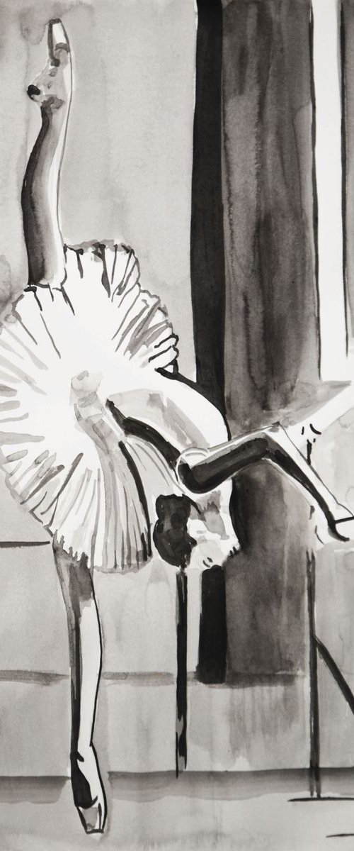 Ballerina  #29 ID / 42 X 29.7 cm by Alexandra Djokic