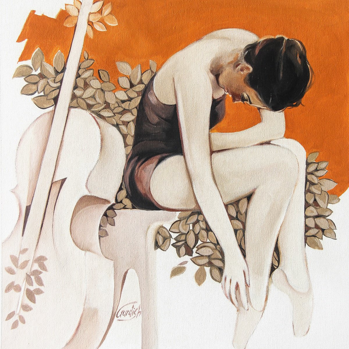 Photorealistic Still Life Acrylic Painting By Artist Gurdish Pannu, 18 X 18, A Violent Prayer, Original Artwork