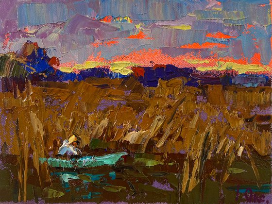 Evening on the river