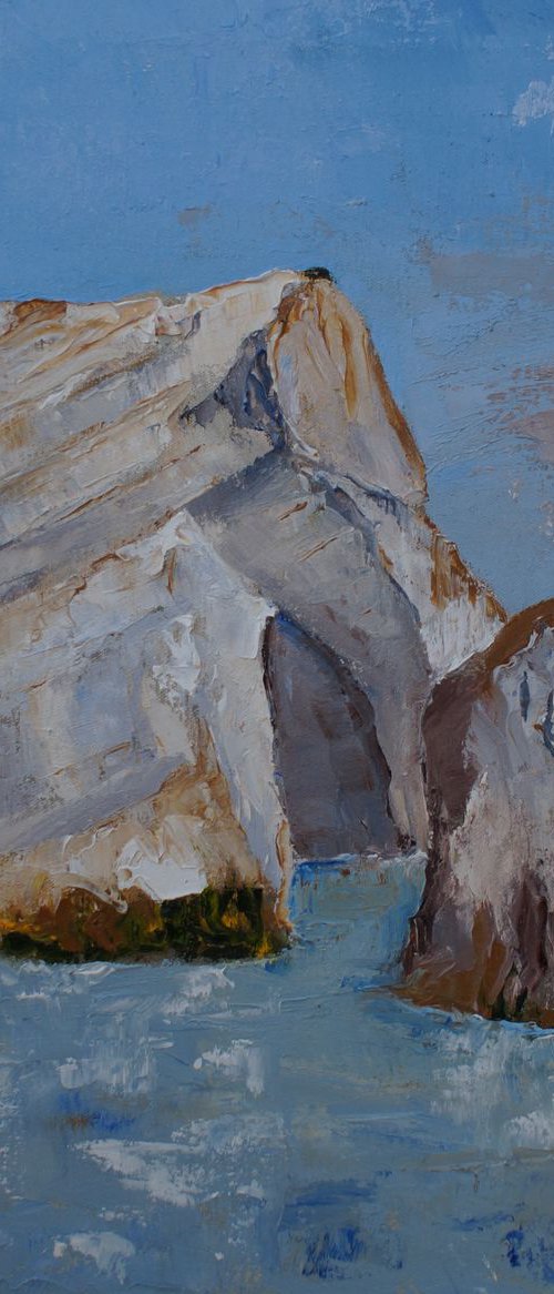 Cliffs at Seaford by Ann Palmer