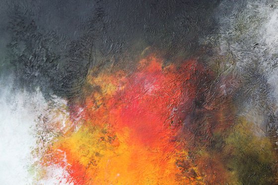 100x100cm. / Abstract painting / Unique painting by Alex Senchenko / Episode 47