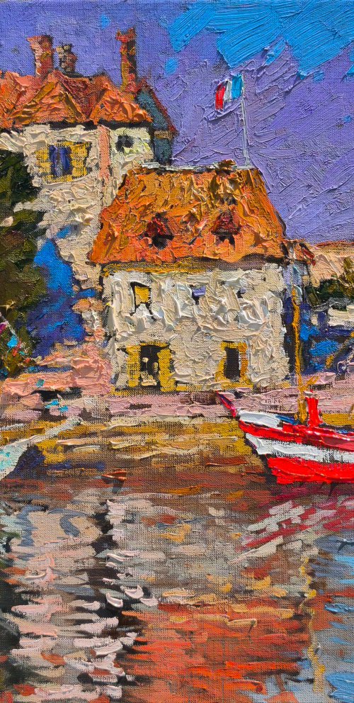 Honfleur Waterfront by Alexander Shandor