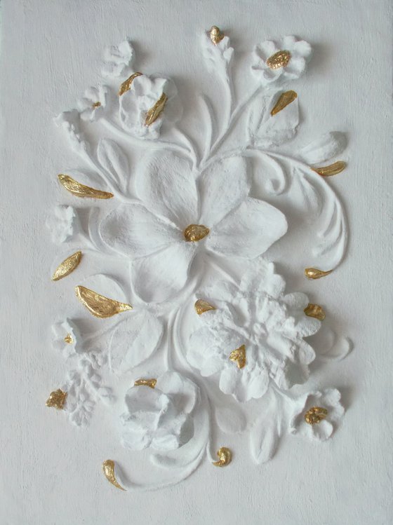 wall sculpture "Crocus"