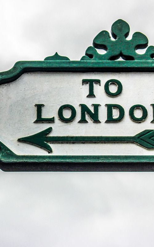 LONDON CLOSE- TO LONDON <--  (Limited edition  1/150) 8"X12" by Laura Fitzpatrick