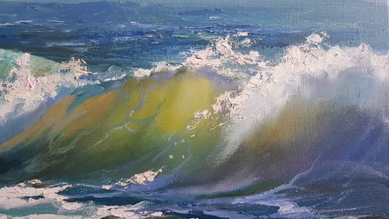 Waves. Seascape Painting