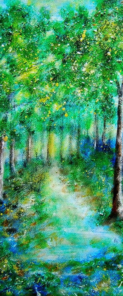 The blue-green forest .. by Emília Urbaníková