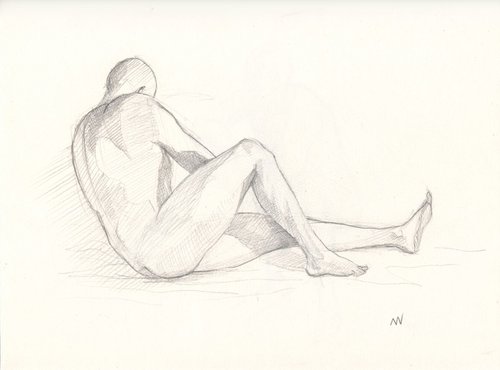 Sketch of Human body. Man.72 by Mag Verkhovets