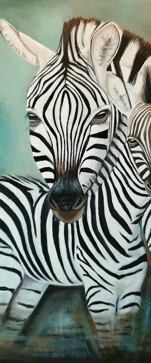 Zebras by Gabriela Lago