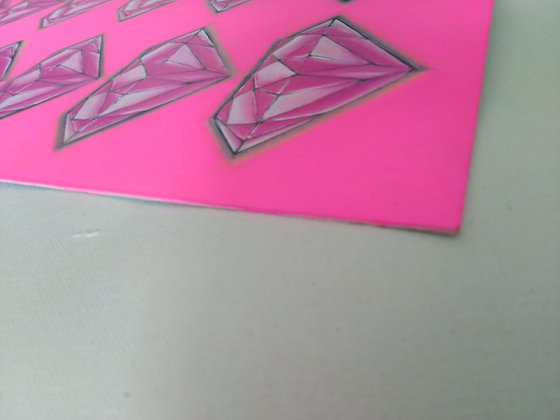 Diamonds (pink)