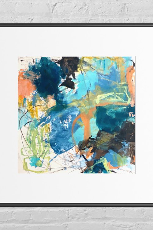 Turquoise Waters on Blue Horizon by Kat Crosby