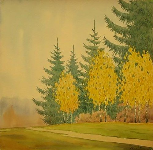 Autumn sketch by Valeriy Savenets-1