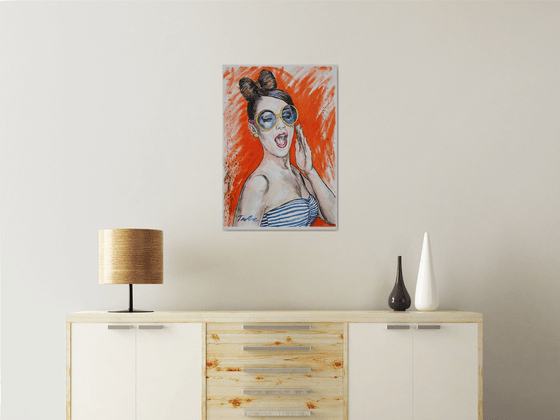 "Top secret "/ 50x72cm