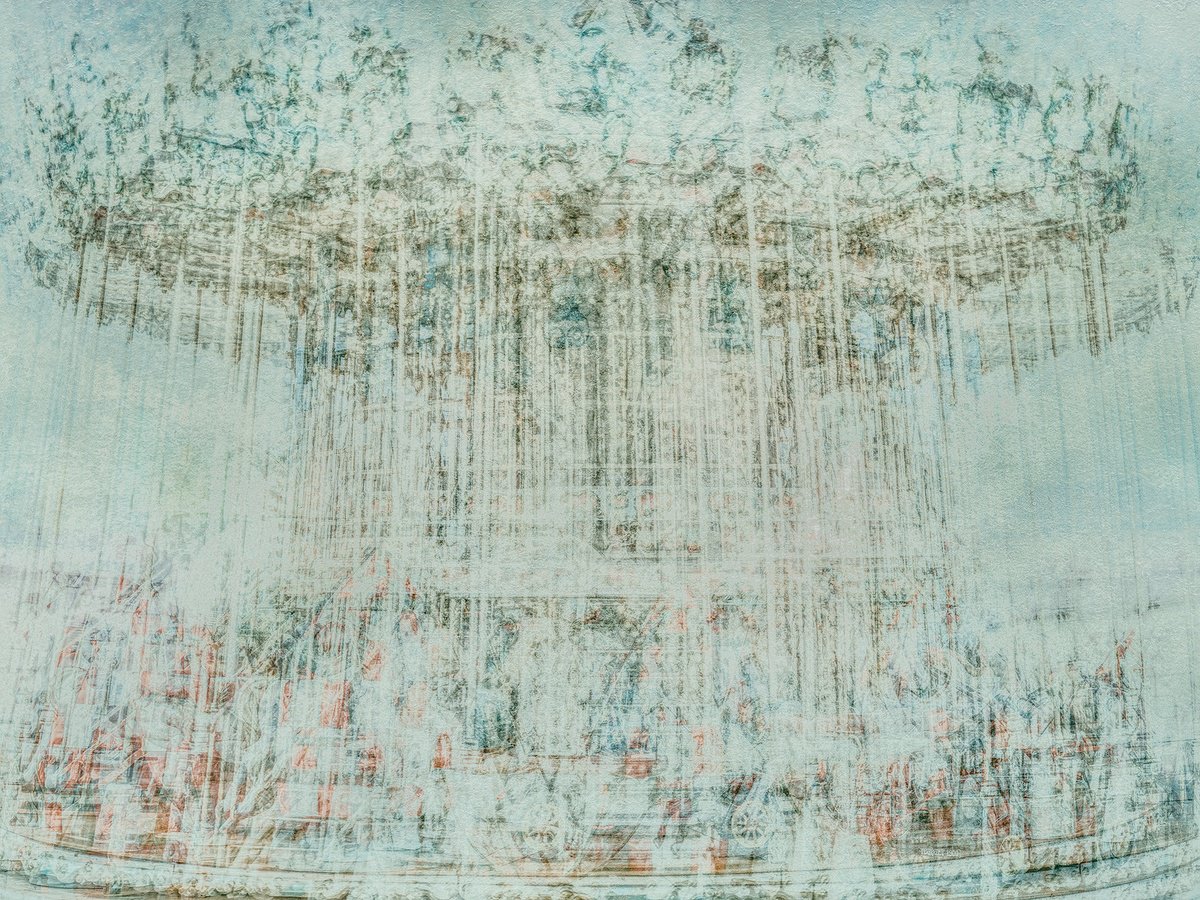 Impressionistic Photograph , On The Merry Go Round Iix By Adam Regan, 60 X 45, Artwork For Sale On Artfinder