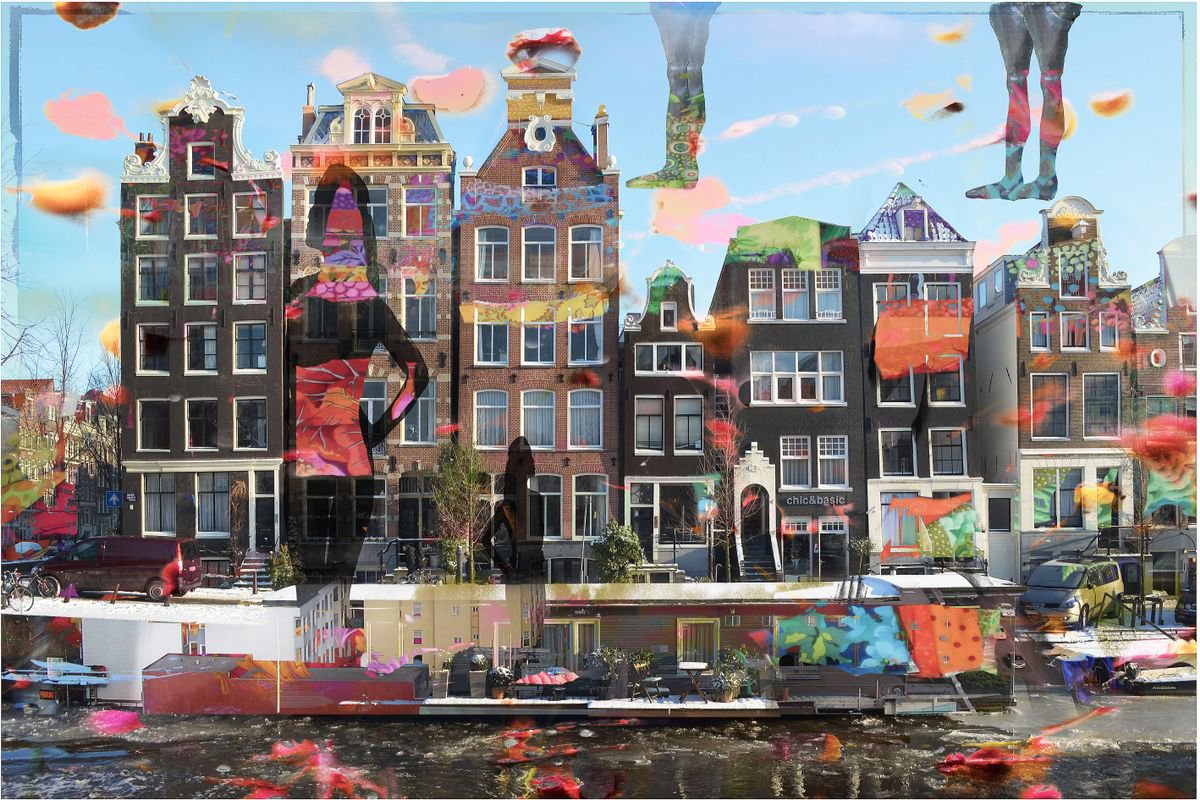 Urban And Pop Photograph , Amsterdam View Opus 147 By Geert Lemmers Fpa, 39 X 31, Artwork For Sale On Artfinder