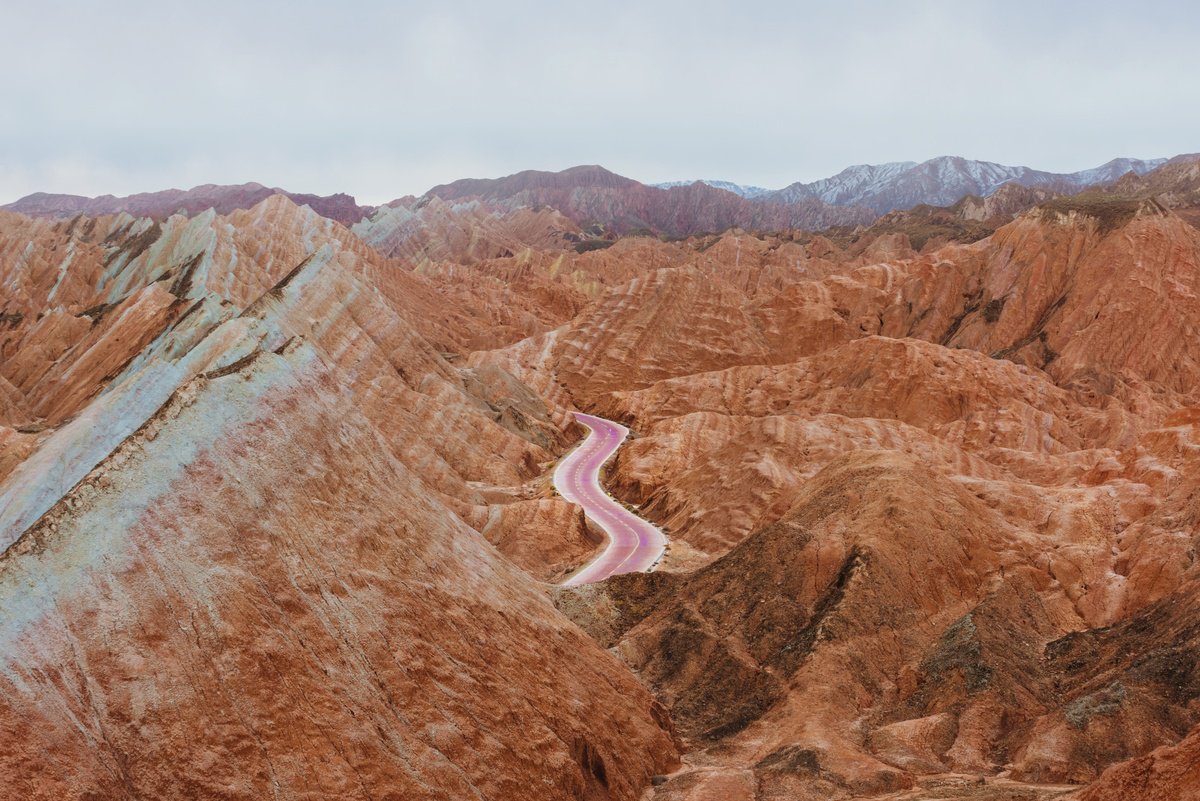 Photorealistic Photograph , Symphony Of Earth And Asphalt By Yibo Wang, 23 X 17, Artwork For Sale On Artfinder