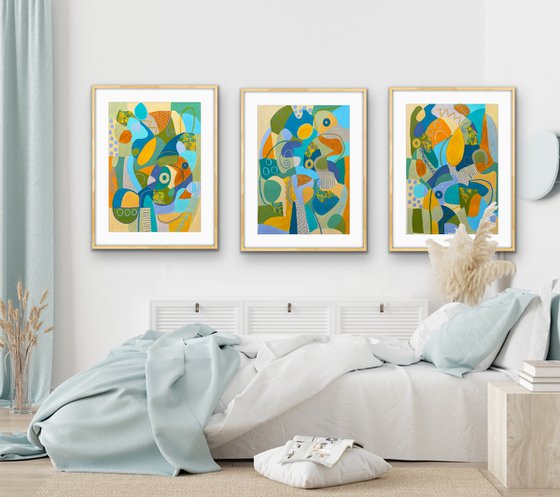A Summer Day (Triptych)