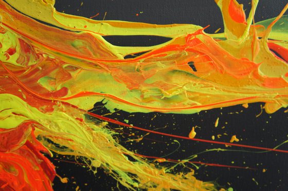 Lava In Space (Spirits Of Skies 098165) - 140 x 70 cm - XXL (56 x 28 inches)