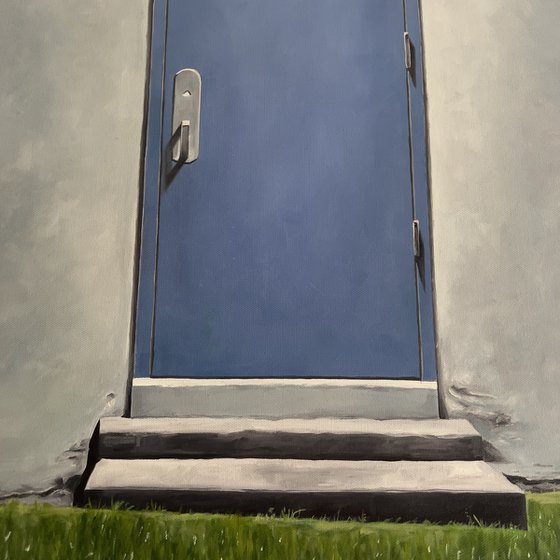 Door blue