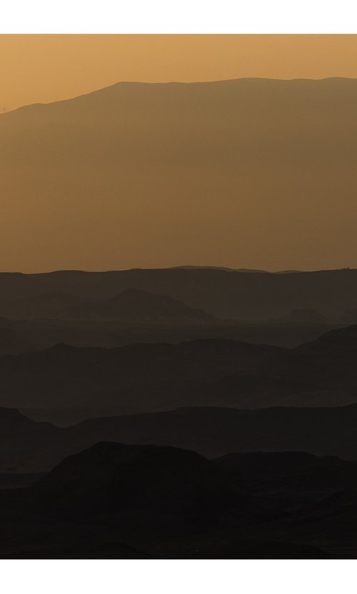Sunrise over Ramon crater #2 | Limited Edition Fine Art Print 1 of 10 | 60 x 40 cm by Tal Paz-Fridman