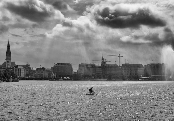 "Alster Lake. Hamburg"  Limited Edition 4/ 100