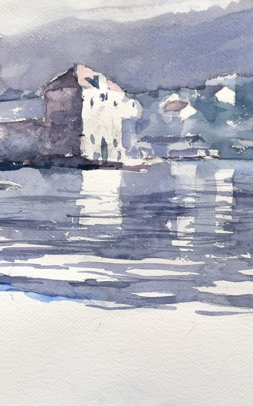 Hvar, Adriatic sea by Goran Žigolić Watercolors