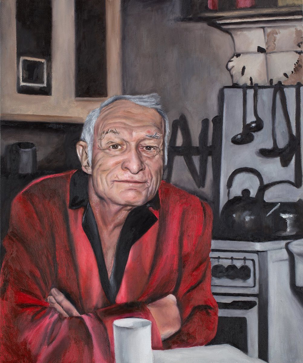 Hefner in the kitchen by Maria Petroff
