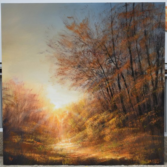 "A blaze of autumn sunrise"  SPECIAL PRICE!!!