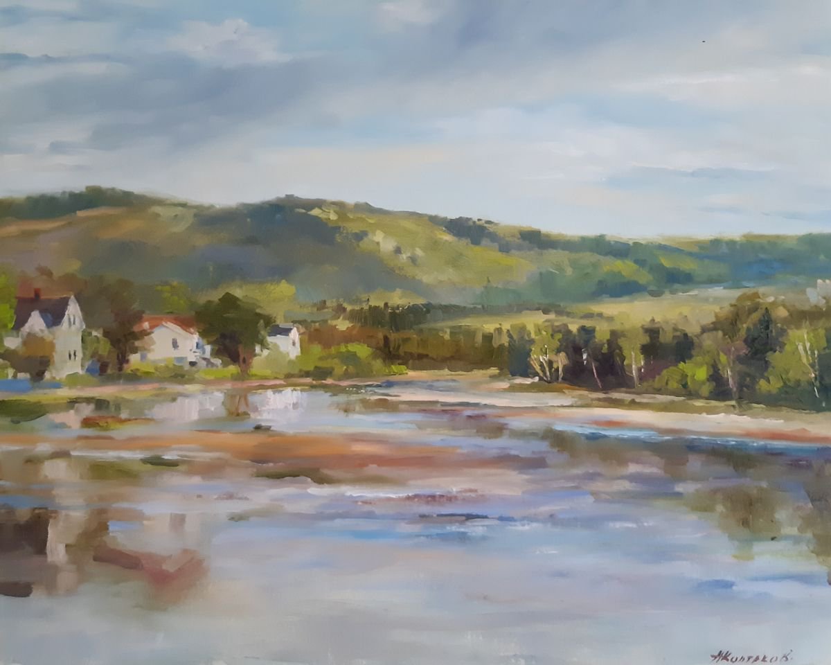 Parrsboro, Plein Air (16x20) by Alexander Koltakov