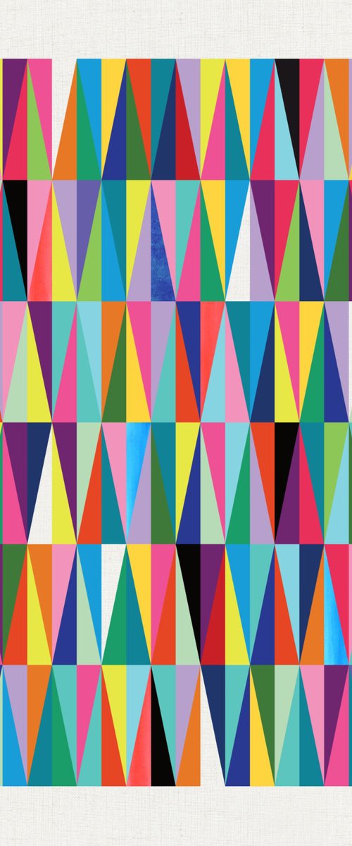 Diamond Geometric no1 by Jennifer Bell
