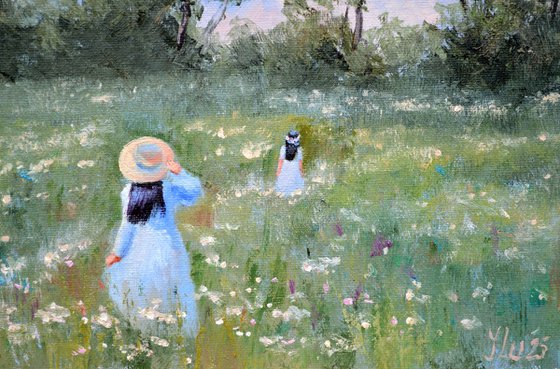 In the wildflowers