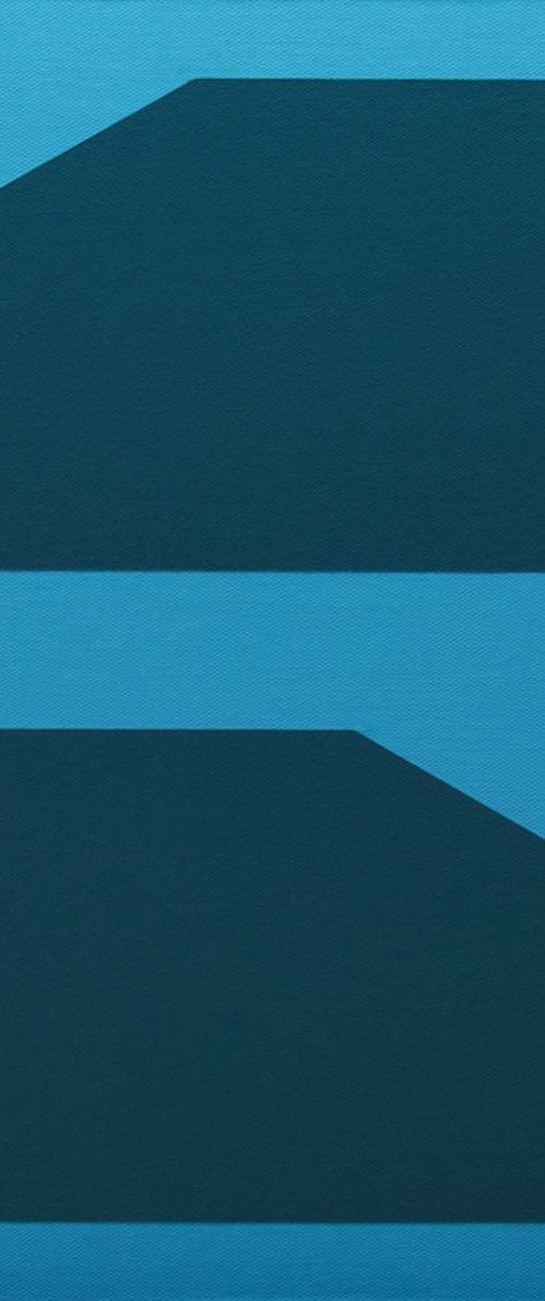 "KINESIS" -  Modern / Minimal Geometric Painting by Rich Moyers