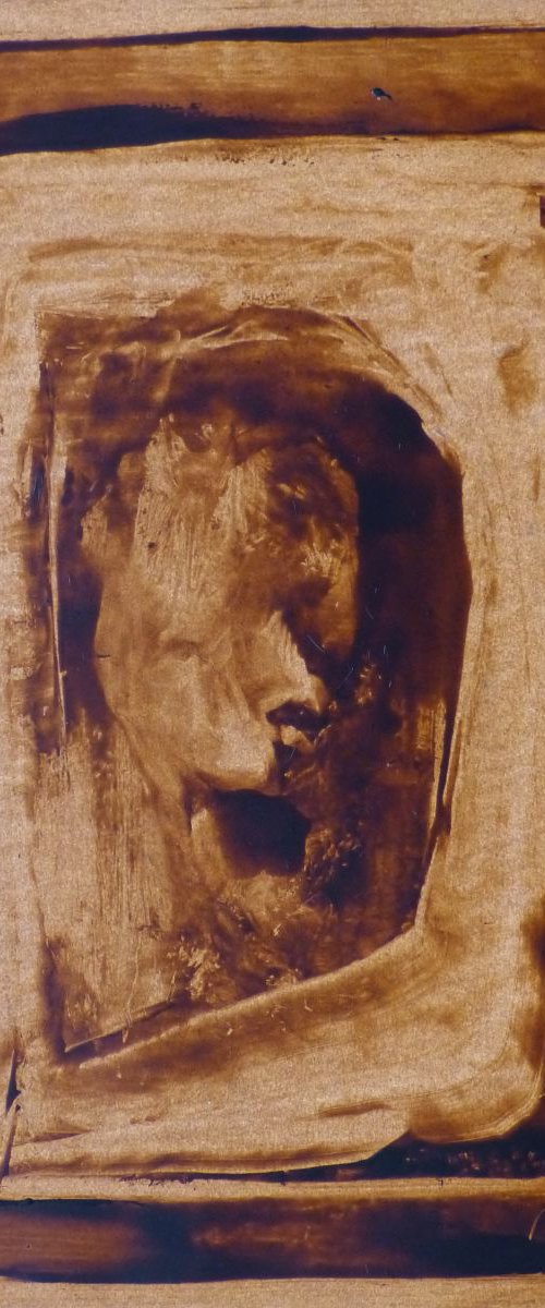 Face in the Window, 65x50 by Frederic Belaubre