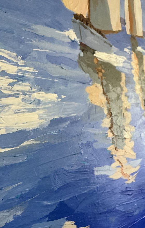Blue, Reflets, Lumière