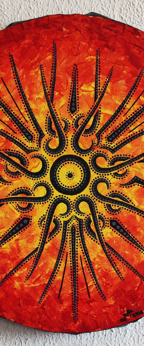 Abstract sun by Jonathan Pradillon