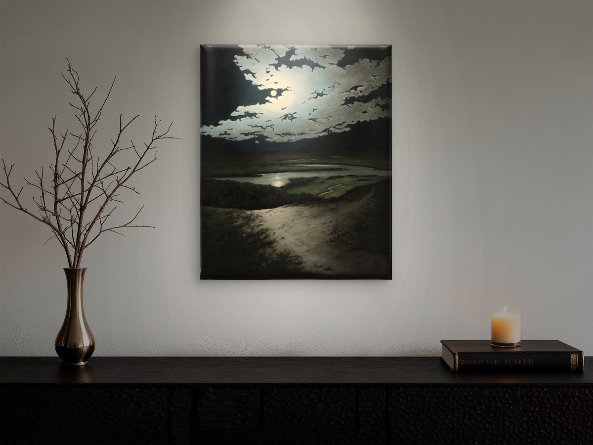 Night Life Of Clouds By Oleg Baulin, 20 X 24, Artwork For Sale On Artfinder